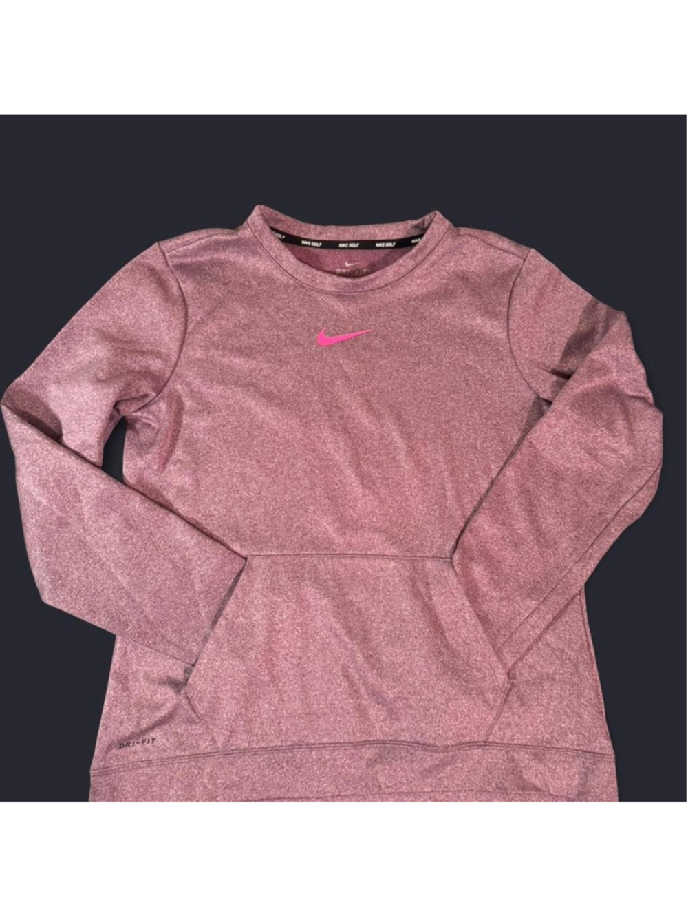 Pink/burgandy Nike Dri-Fit crewneck - Medium - Picture 5 of 5